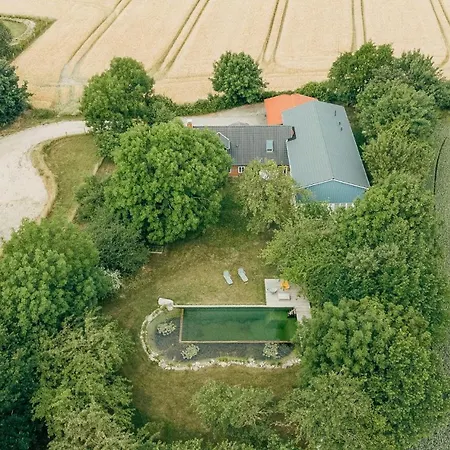 펜션 Haven With Swimming Pond Near Flensburg